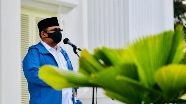 Yaqut Cholil Quomas atau Gus Yaqut ditunjuk sebagai Menteri Agama (Menag) di Istana Merdeka, Jakarta, Selasa (22/12/2020). [Foto: Biro Pers Setpres]