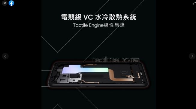 Realme X7 Pro. [Facebook]