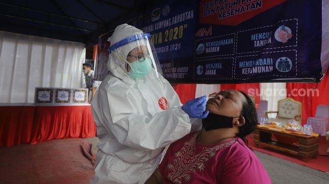 Pengendara Kendaraan Logistik Masuk Lampung Dapat Rapid Test Antigen Gratis