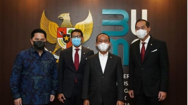 Sempat Bikin Heboh, Erick Thohir Unggah Foto Terbaru Kebersamaan 3 Menteri