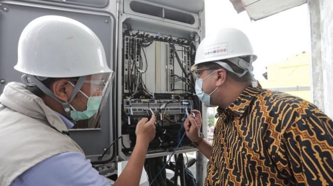 Persiapan jaringan 5G XL Axixata. [XL Axiata]