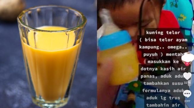 Viral Ibu Campur Telur Mentah ke Susu Anak, Tak Takut Bahaya Salmonella?