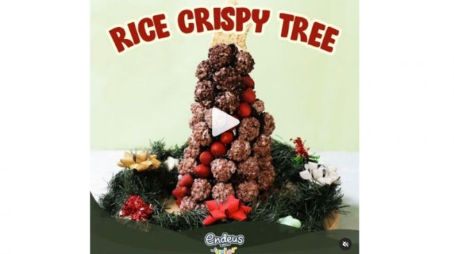 Bikin Yuk, Rice Crispy Ball Bentuk Pohon Natal yang Cantik