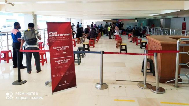 Penumpang di Bandara Hasanuddin Diminta Rapid Test Sehari Sebelum Terbang