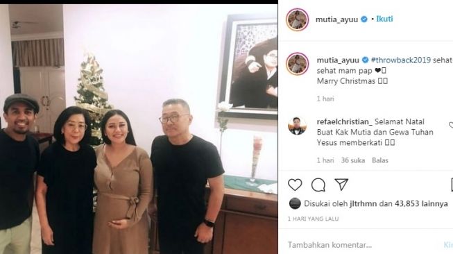 Unggahan Mutia Ayu bersama mendiang Glenn Fredly [Instagram/@mutia_ayuu]