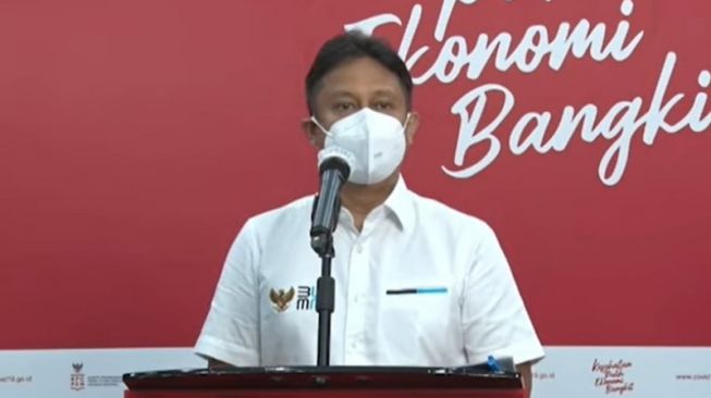 Minister of Health Budi Gunadi Sadikin.  (screenshot/ist)