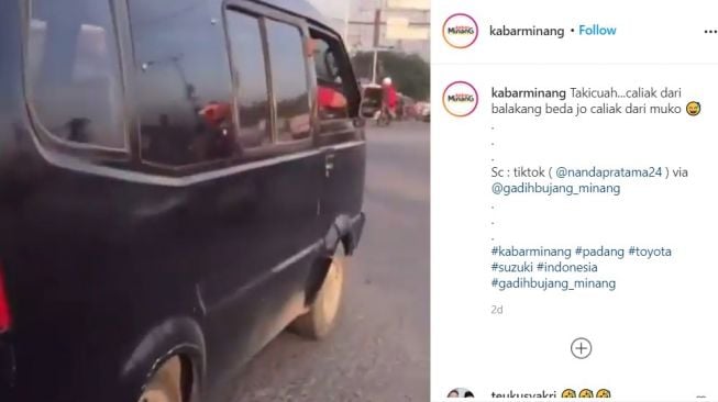 Wujud asli dari Toyota Avanza jadi-jadian (Instagram)