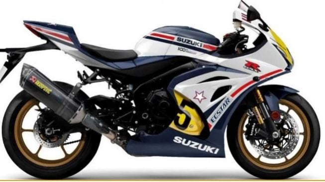 Deretan motor Suzuki edisi spesial juara MotoGP. (rideapart.com)