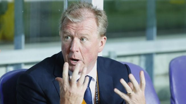 Mantan asisten pelatih Manchester United yang kini menjabat direktur teknik di Derby County, Steve McClaren. [JACK GUEZ / AFP]