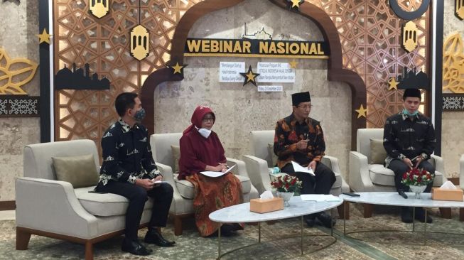 Webinar bertajuk "Membangun Startup Halal Indonesia Berdaya Saing Global" yang digelar Masjid Istiqlal. [dokumentasi pribadi]