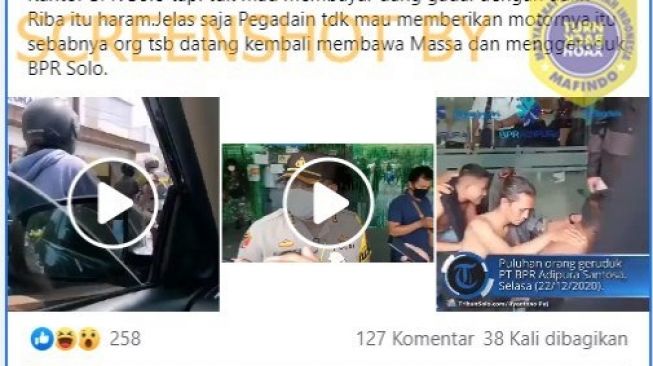 CEK FAKTA: Benarkah Anggota FPI Bawa Pasukan Bergolok Mengamuk di Solo?