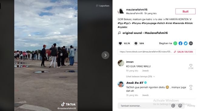 Video Viral! Kumpul Kreator TikTok, Pemuda ini Malah jadi 'Insinyur'!