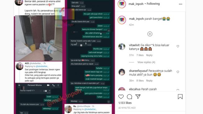 Heboh! Pasien Covid-19 Diduga Bersetubuh dengan Orang Ber-APD saat Dirawat