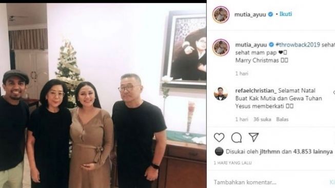 Unggahan Mutia Ayu bersama mendiang Glenn Fredly [Instagram/@mutia_ayuu]