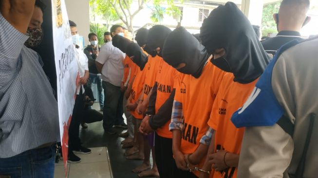 7 Begal Sadis di Jalan Perjuangan Bekasi Diringkus