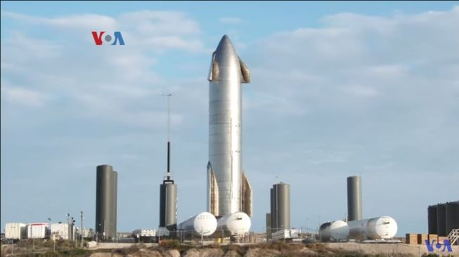 Bandar Antariksa SpaceX di Texas, AS (VOA Indonesia)