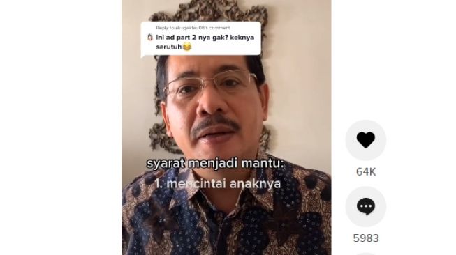 Bapak Ini Punya Syarat Jadi Menantu, Poin Terakhir Bikin Publik Bilang Siap