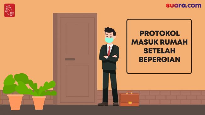 Videografis: Protokol Masuk Rumah Setelah Bepergian