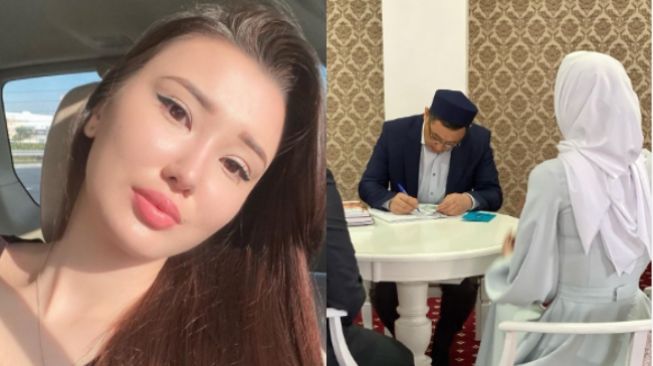 Pakai Hijab, Pevoli Cantik Sabina Altynbekova Resmi Menikah