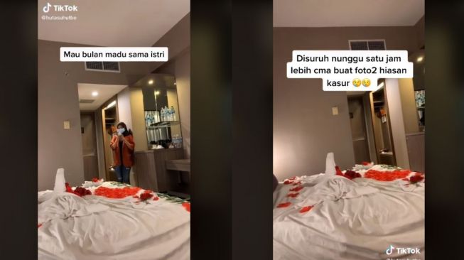 Curhat Suami saat Bulan Madu, Istri Malah Salah Fokus (tiktok.com/@hutasuhutbe)