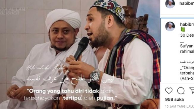 Pentolan FPI Sumsel Habib Mahdi: Orang yang Tahu Diri Tak Tertipu Pujian