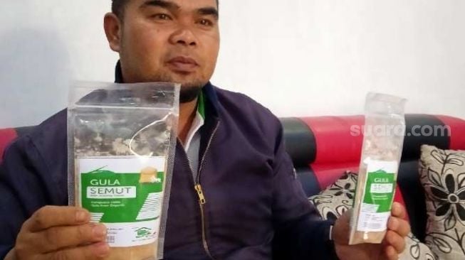 Gula semut produksi dari kelompok binaan KBA Tabek. [Suara/Riki Chandra]