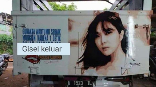 Bikin Mikir, Pesan Bijak di Belakang Truk Tentang Kasus Gisel Ini Viral