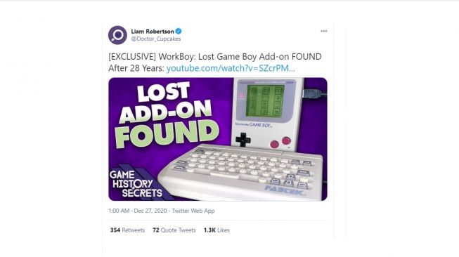 Add-On Game Boy. [Twitter] 