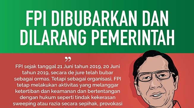 INFOGRAFIS: FPI Dibubarkan dan Dilarang Pemerintah