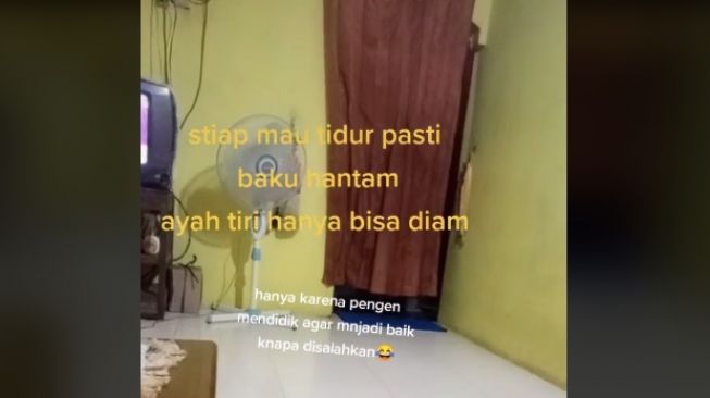 Cuma Diam saat Istri dan Anak Tirinya Baku Hantam, Respon Pria Ini Dikritik