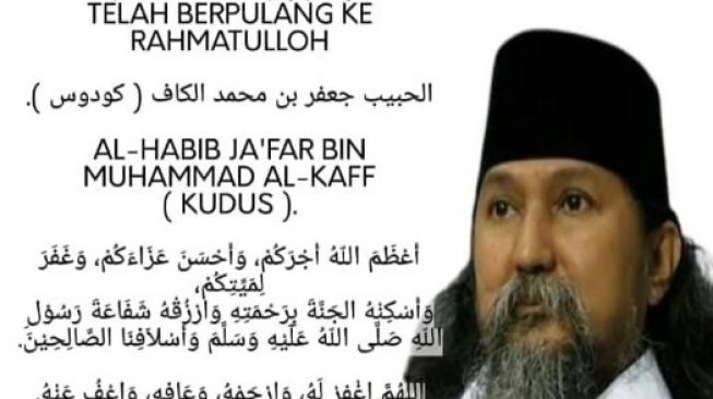 Habib Jafar Alkaff Meninggal Dunia, Jenazahnya Dibawa ke Kudus