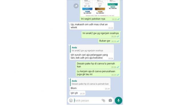 Kisah desainer dikatai tak pro lantaran beri harga mahal (twitter.com/plastikmicin)