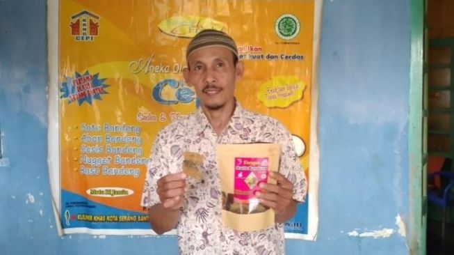 Kreativitas di Tengah Pandemi, Sate Bandeng Khas Banten Disulap Jadi Burger