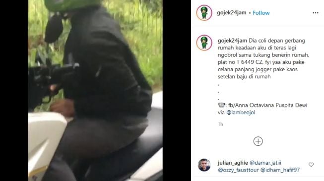 Viral! Pengendara Motor Masturbasi di Depan Gerbang, Ngacir saat Ketahuan