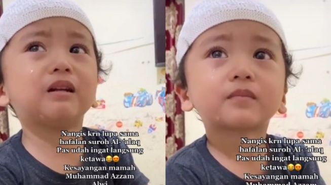 Viral Balita Menangis saat Lupa Hafalan Alquran, Publik Merasa Tertampar