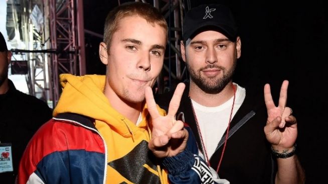 Justin Bieber dan Scooter Braun [people]