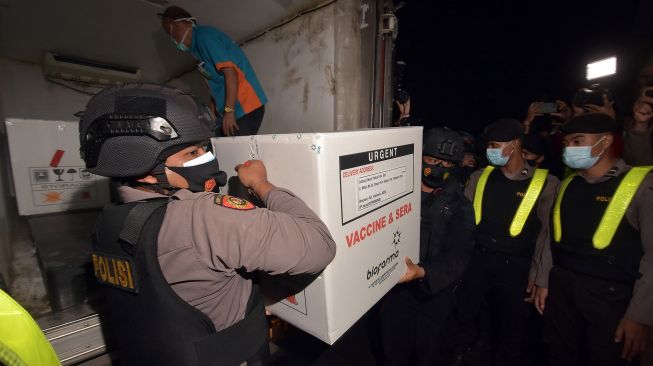 Bali Miliki 4 Cold Room dan 31 Ribu Dosis Vaksin COVID-19 yang Baru Tiba