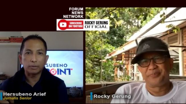 Rocky Gerung. (Youtube/Rocky Gerung)