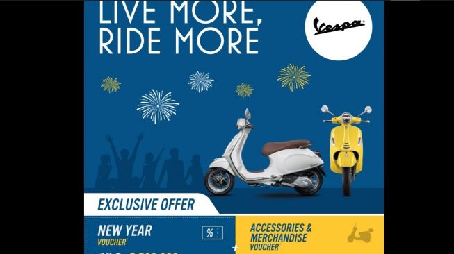 Program "Live More, Ride More" dari Vespa dan Piaggio untuk awal tahun [Dok Piaggio].