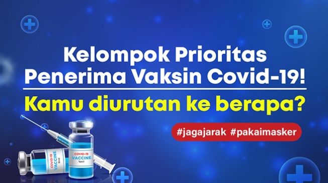 INFOGRAFIS: Kelompok Prioritas Penerima Vaksin Covid-19!