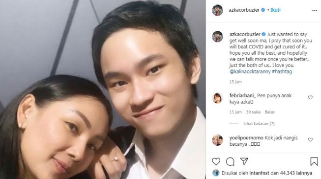 Unggahan Azka Corbuzier [Instagram/@azkacorbuzier]