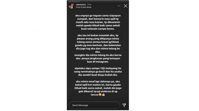 Oknum selebgram diduga tipu gamer hingga belasan juta rupiah (twitter.com/AREAJULID)