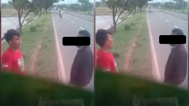 Viral Video Sopir Truk Dipukul Pria yang Diduga Pelaku Pungli