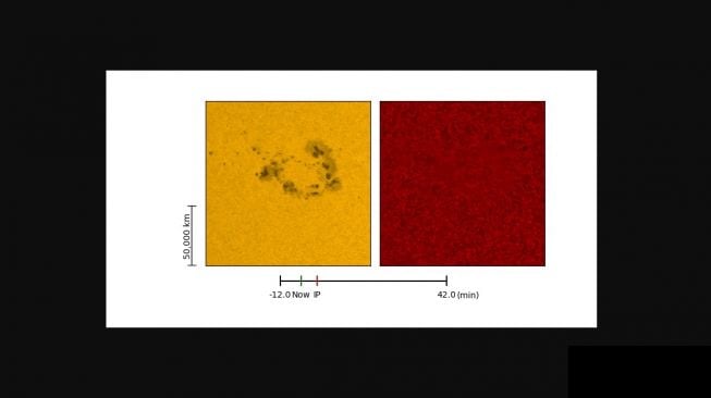 Gempa Matahari. [NASA]