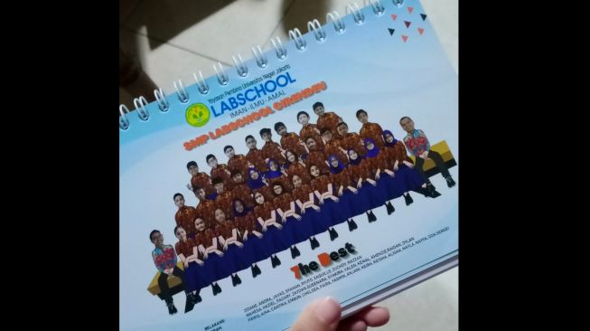 Viral foto kalender sekolah. (Twitter/@sapsaid)