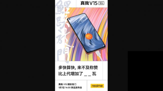 Bocoran Realme V15. [Weibo]