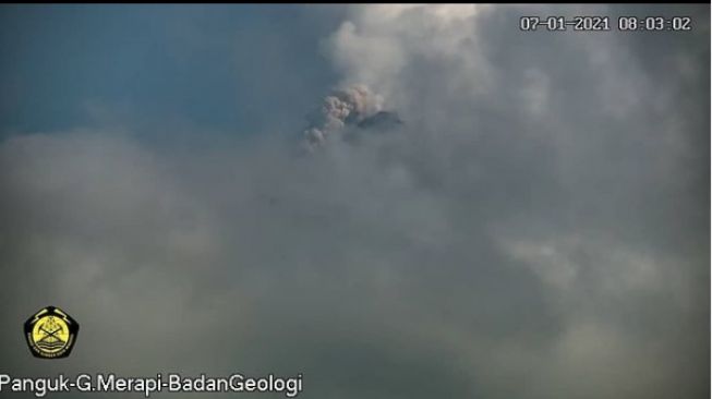 Awas! Aktivitas Merapi Meningkat, Awan Panas Meluncur 300 Meter