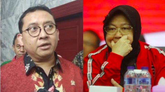 Fadli Zon dan Tri Rismaharini jadi trending Twitter hari ini [Foto: Suara.com]