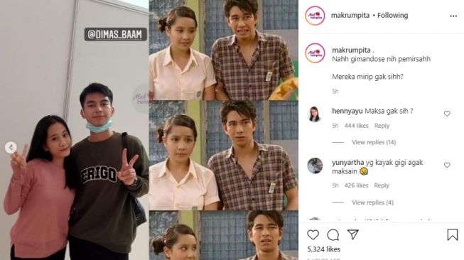 Dimas Ahmad Bikin TikTok Bareng Cewek Mirip Gigi, Warganet: Maksa Banget