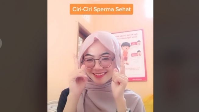 Konten Tiktok tentang ciri-ciri sperma sehat